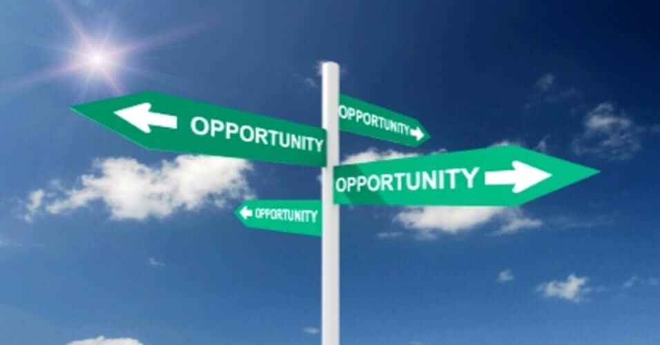 oportunidade-placa indicativa com a palavra oportunidade - oportunidade para centrais de negócios